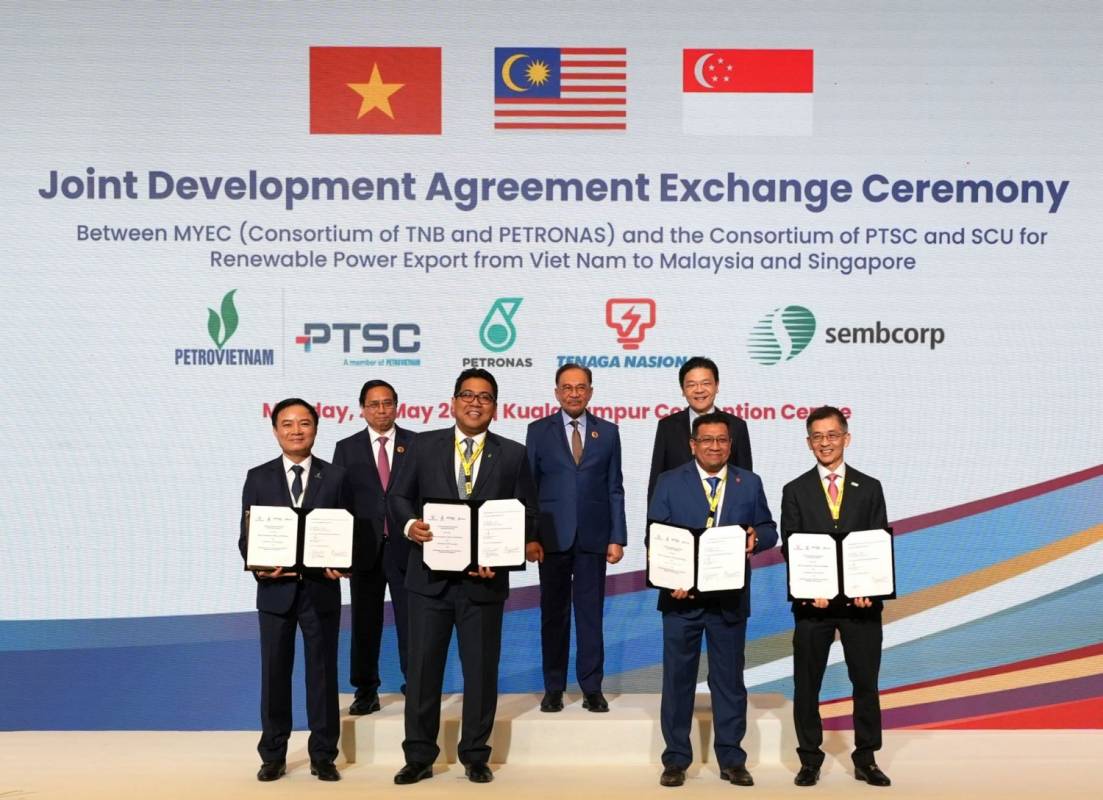 Hình ảnh lễ ký kết hợp tác ASEAN Power Grid