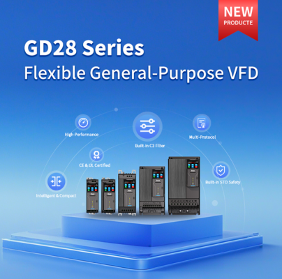 INVT ra mắt Biến tần đa năng GD28 Series với chứng nhận CE và UL